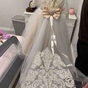 Breathtaking custom order flower girl dress